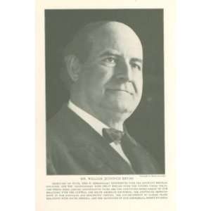  1913 Print William Jennings Bryan Secretary of State 