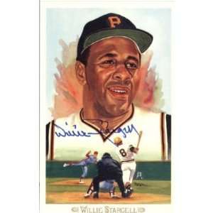 Willie Stargell Autographed / Signed Perez Steele Postcard 