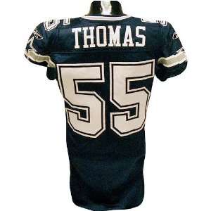 Zach Thomas #55 Cowboys Game Issued Navy Jersey (Tagged 2007)