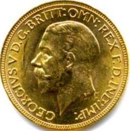 1931 SA KING GEORGE V FULL GOLD SOVEREIGN ( LUSTRE)  