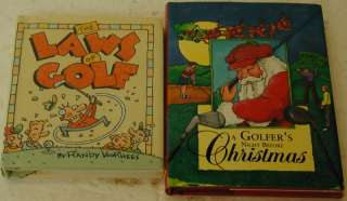 SMALL GOLF BOOKS WITH DUST COVERS NICE GIFT  