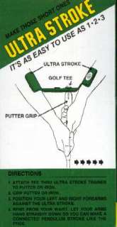 Golf Swing Training Aid   Ultra Stroke Putting Chipping  