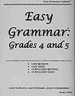 Easy Grammar 4 And 5   Teacher Edition by