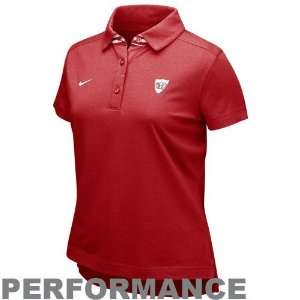   Ladies Crimson As If Performance Polo 