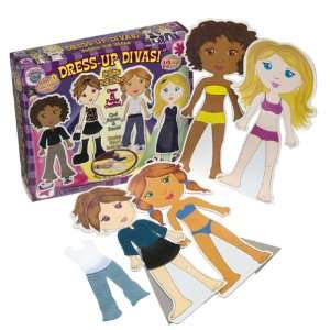  Dress up Divas Paper Doll Kit Toys & Games