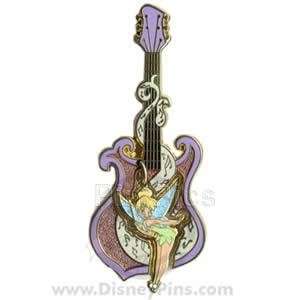 Disney TINKER BELL Guitar Dangle Rockstar Urban Pin ~ 67718  