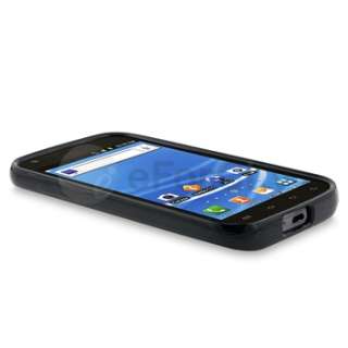   Galaxy S 2 Hercules T989 T Mobile TPU Candy Case Clear/Black Gummy