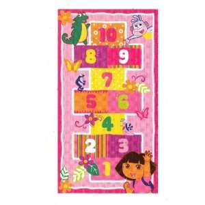  Dora the Explorer Hopscotch Game Rug Toys & Games