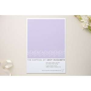 Dove Outline Baptism and Christening Invitations