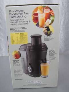 HAMILTON BEACH 67601H BIG MOUTH JUICE EXTRACTOR JUICER GENTLY USED IN 