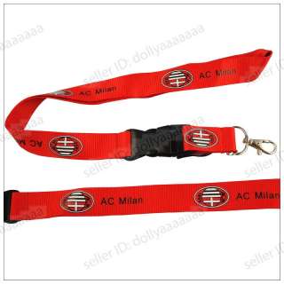 Football AC Milan Neck Strap Lanyard for Cell Phone ID  