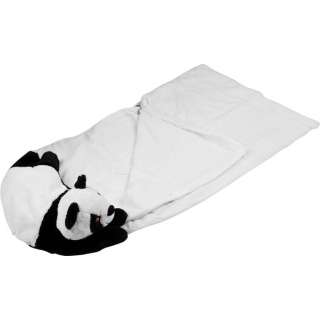Happy Camper Sleeping Bag & Pet Pillow Combo for Kids   Panda   Great 