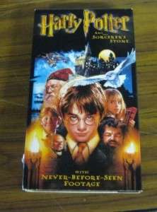 Harry Potter and the Sorcerers Stone   VHS tape 085392133130  