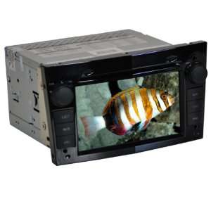   Touch screen DVD player with indash GPS Navigation Black Electronics