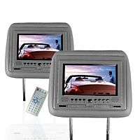 Pair Headrest DVD Player 7 Touchscreen LCD + TV + Game  