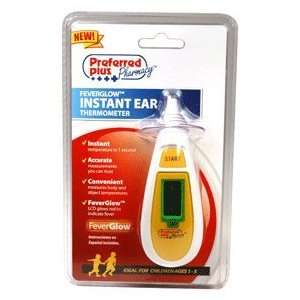  Instant Ear Thermometer Feverglow By Preferred Plus   1 