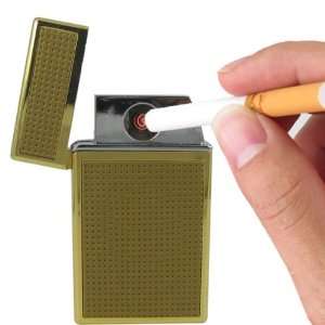  Green USB Electronic Rechargeable Metal Cigarette Lighter 