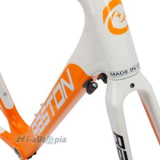 Full Carbon 700C Road Bike Bicycle Frame & Fork 46/49/52 Orange  
