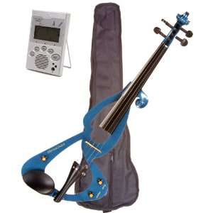  Music Basics Electric Violin Complete Kit with Free Tuner 