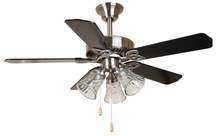   42 QUICK INSTALL BRUSHED NICKLE CEILING FAN 792145352082  