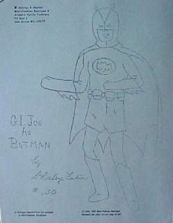 GI Joe Pattern BATMAN COSTUME TV Series 1969  