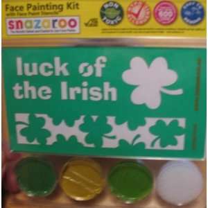   St Patricks Irish Shammrock Face Paint Kit with Stencils Toys & Games