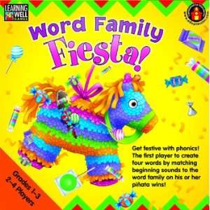  Word Family Fiesta Board Game Grades 1 3 Phonics Skill 2 