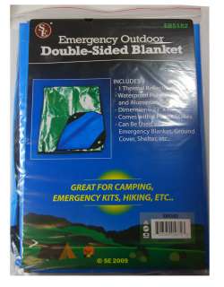You are bidding on a brand new, quality emergency blanket or shelter 