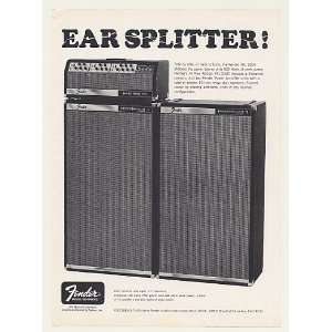  1968 Fender XFL 2000 Amp Ear Splitter Print Ad (45495 