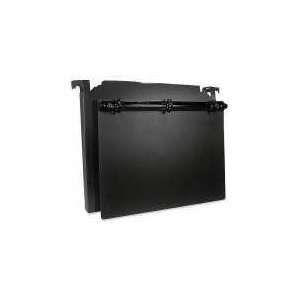  Hanging File Boxes,w/3 Ring/Clear Overlay,Ltr,2 Cap,BK 