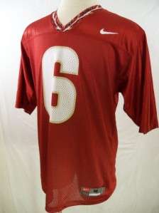 Nike Florida State Seminoles FSU #6 Jersey Red Mens L  