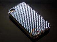 Carbon Fibre Style Hard Back Case Cover iPhone 4 4G A42  