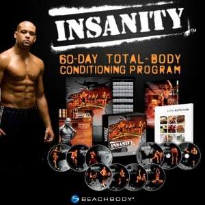 Insanity 60 Day Workout 13 DVDs , Nutrition Guide & Fitness Calendar 