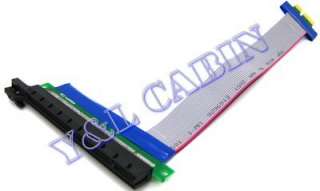 PCI E Express 16X to 1X Riser Card Adapter Flex Cable  