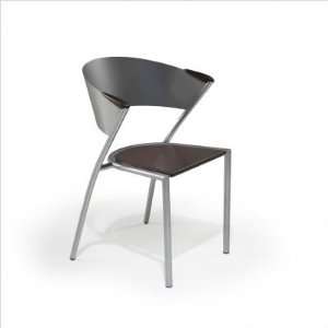 Junior Side Chair Metal Finish Ferrum, Fabric Couture 023, Wood 