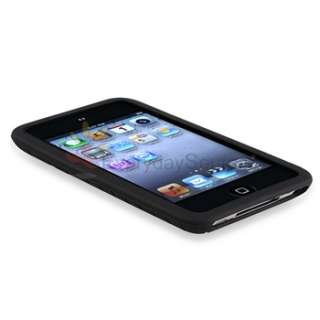   Silicone Rubber Cover Case+Screen Guard for iPod Touch 4 4th G  