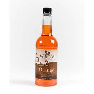 Valetta Flavor Company Orange Coffee Syrup, 25.4 Ounce Bottle  