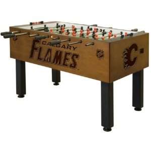  FB CF Foosball Table with Calgary Flames Sports 