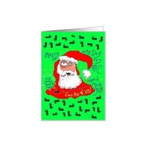  Small Carbon Footprint Santa Claus Card Health & Personal 