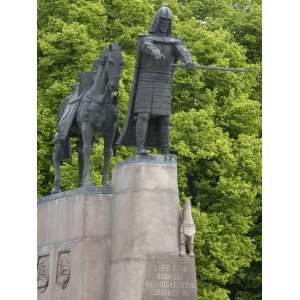  Statue of Gediminas, Grand Duke of Lithuania and Founder 