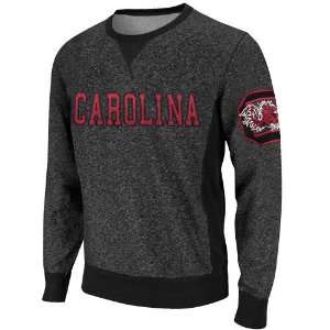  Gamecocks Black Granite Strong Line Crewneck Pullover Sweatshirt 