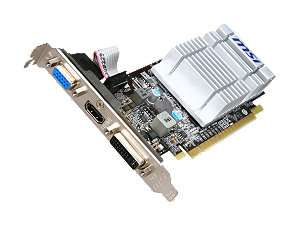   64 bit DDR3 PCI Express 2.0 x16 HDCP Ready Low Profile Video Card