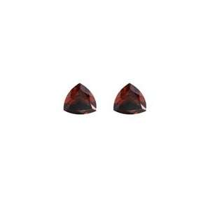   65 Cts of 8x8 mm Trillion Matching Loose Garnet (2 pcs set) Gemstones