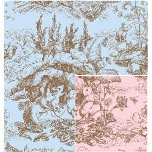    Baby Toile, Reversible, 24x100 Roll Gift Wrap