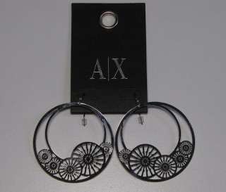   EXCHANGE A/X COLLECTIBLE ELEGANT WOMENS/LADIES SILVER DANGLE EARRINGS