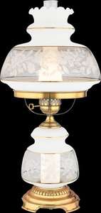   SL703G Gold Polished Flem Renaissance Accent Table Lamp with Hurricane