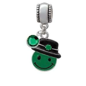  Good Luck Smiley Face European Charm Bead Hanger with 