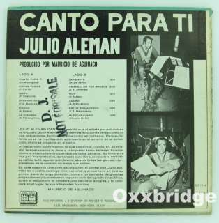   LP Canto Para Ti TICO USA PROMO Mexican Singer LATIN DJ Sample  