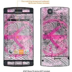   Decal Skin Sticker for AT&T ATT Sharp FX case cover FX 70 Electronics