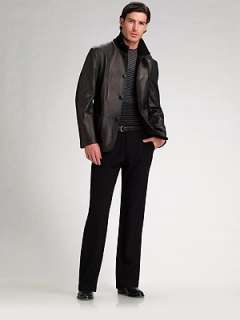 Armani Collezioni   Leather Jacket    